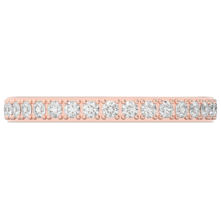 0.35CT.TW ROUND LAB DIAMOND WEDDING BAND - Nazarelle