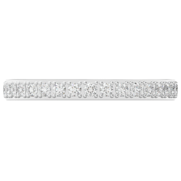 0.35CT.TW ROUND LAB DIAMOND WEDDING BAND - Nazarelle