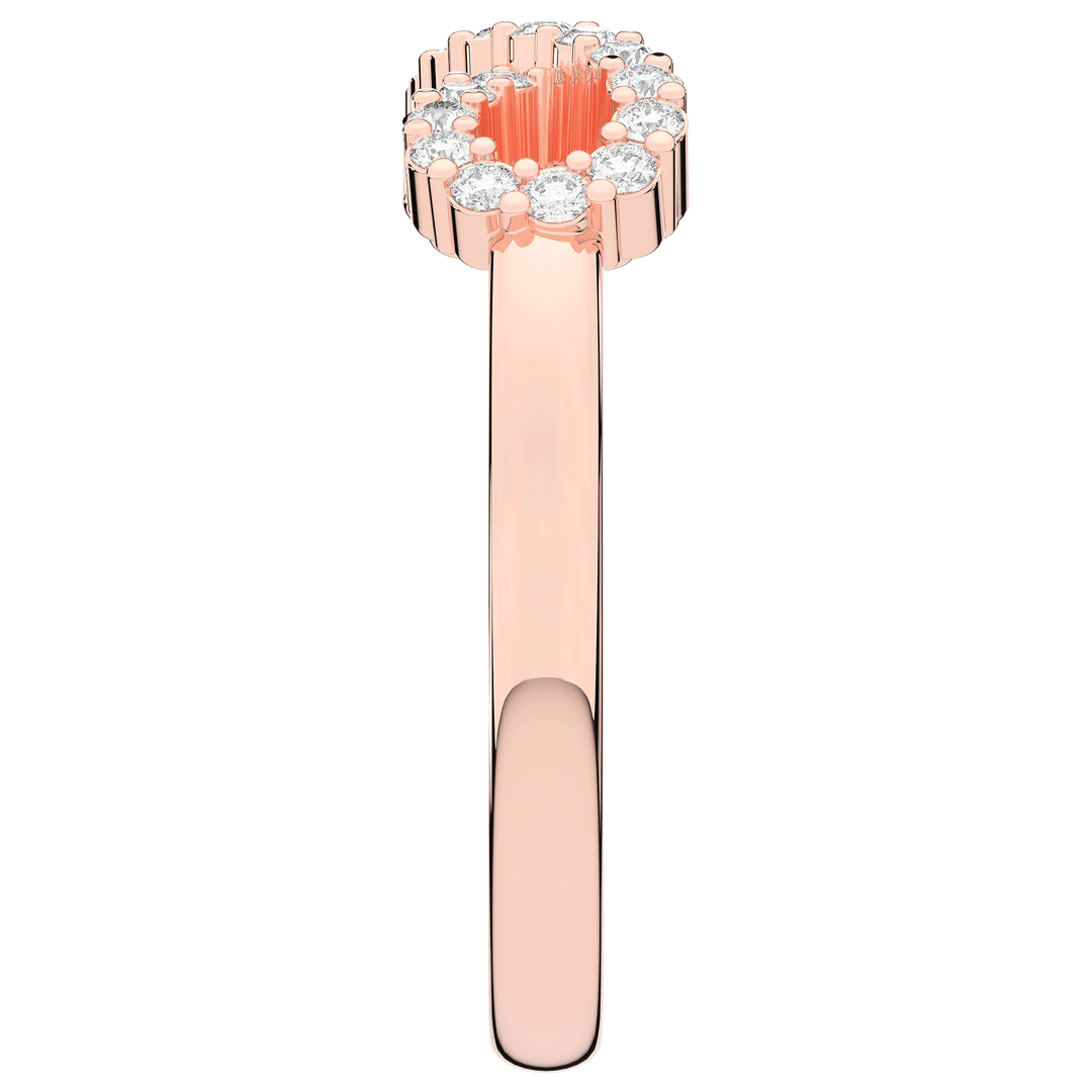 0.20CT.TW ROUND LAB DIAMOND INFINITY SYMBOL WEDDING BAND - Nazarelle