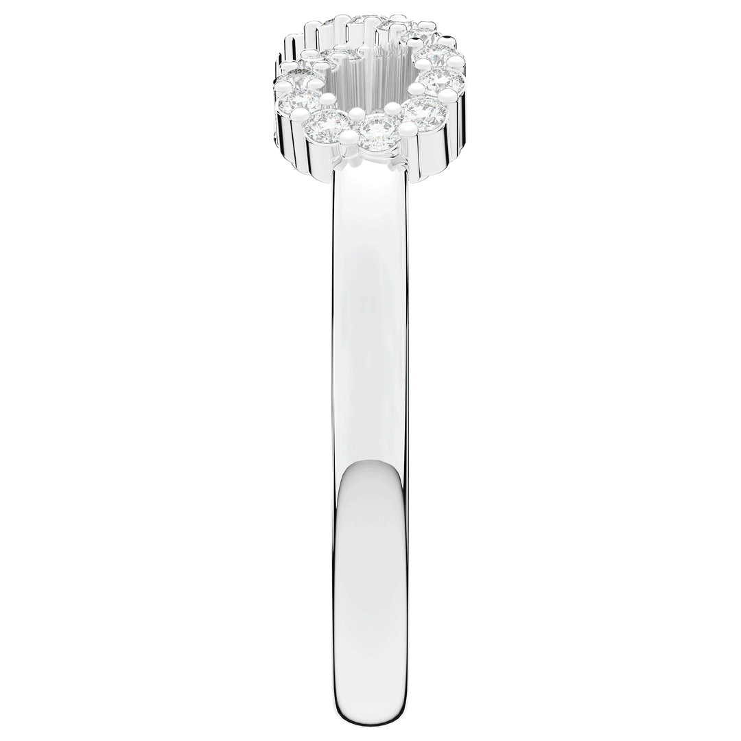 0.20CT.TW ROUND LAB DIAMOND INFINITY SYMBOL WEDDING BAND - Nazarelle