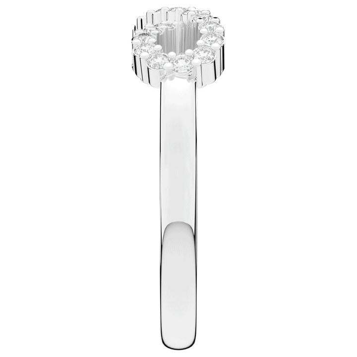 0.20CT.TW ROUND LAB DIAMOND INFINITY SYMBOL WEDDING BAND - Nazarelle