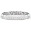 4.50CT.TW ROUND LAB DIAMOND ETERNITY BEZEL SET BANGLE - Nazarelle