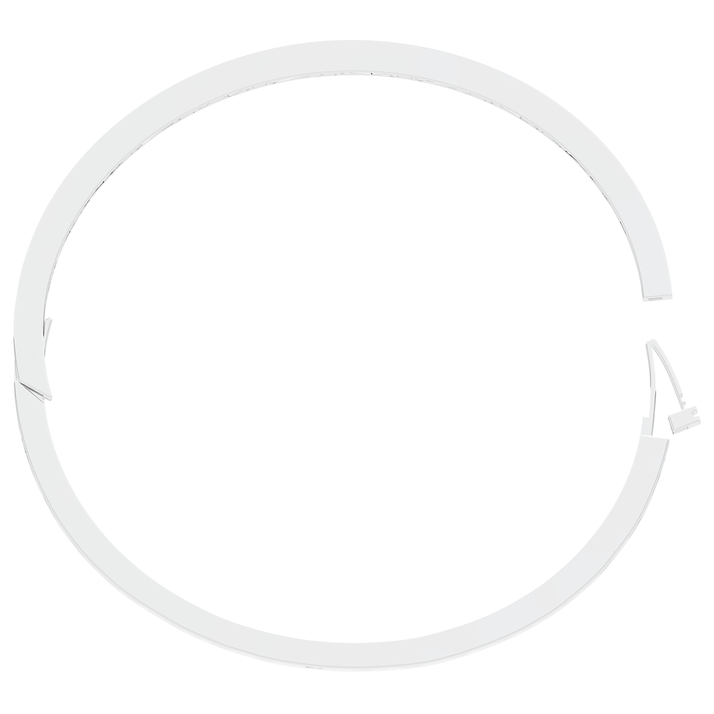 4.50CT.TW ROUND LAB DIAMOND ETERNITY BEZEL SET BANGLE - Nazarelle