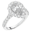 3.10CT.TW PEAR LAB DIAMOND HALO ENGAGEMENT RING - Nazarelle