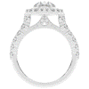 3.10CT.TW PEAR LAB DIAMOND HALO ENGAGEMENT RING - Nazarelle