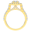 3.10CT.TW PEAR LAB DIAMOND HALO ENGAGEMENT RING - Nazarelle
