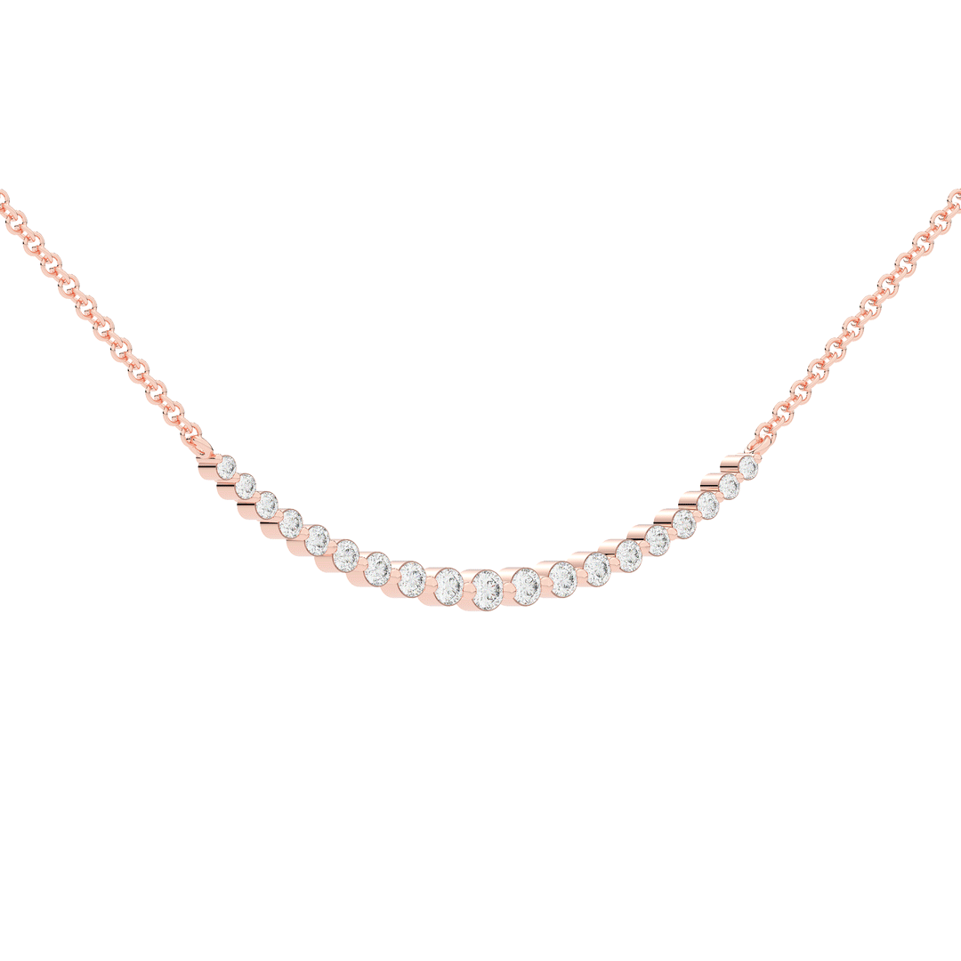 0.40CT.TW LAB DIAMOND TAPERED PENDANT - Nazarelle