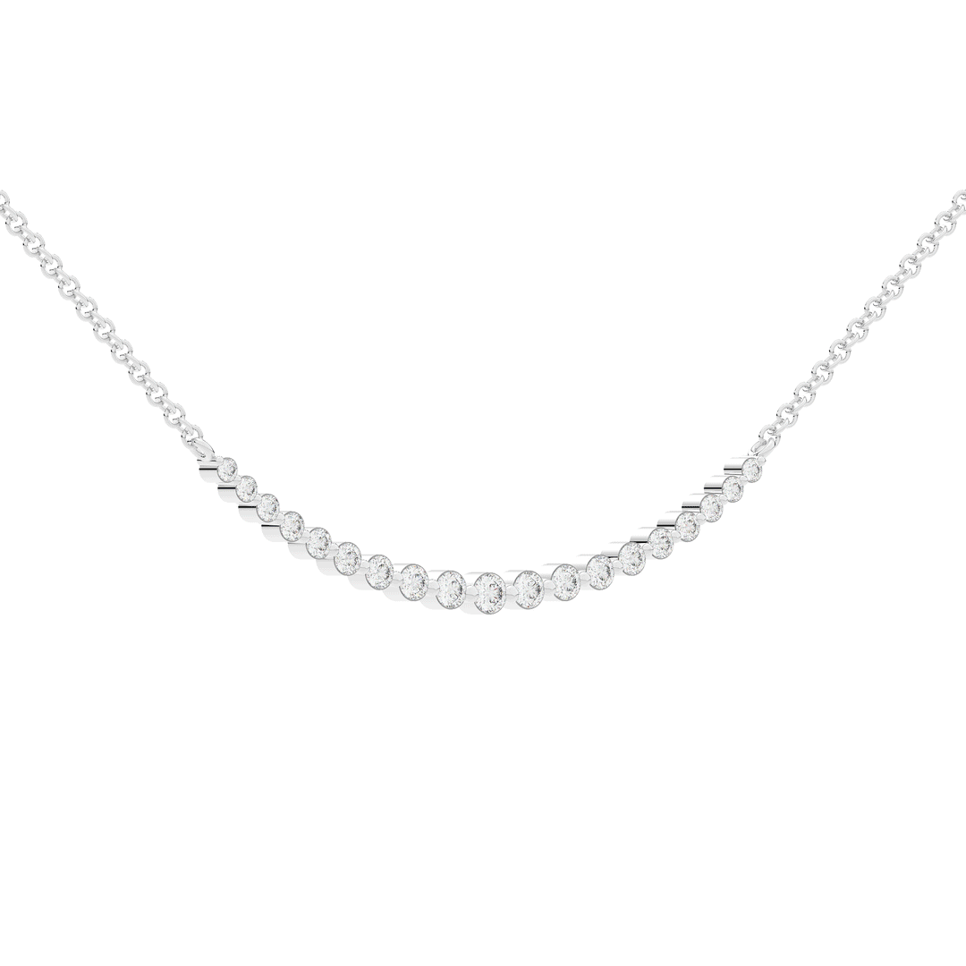 0.40CT.TW LAB DIAMOND TAPERED PENDANT - Nazarelle