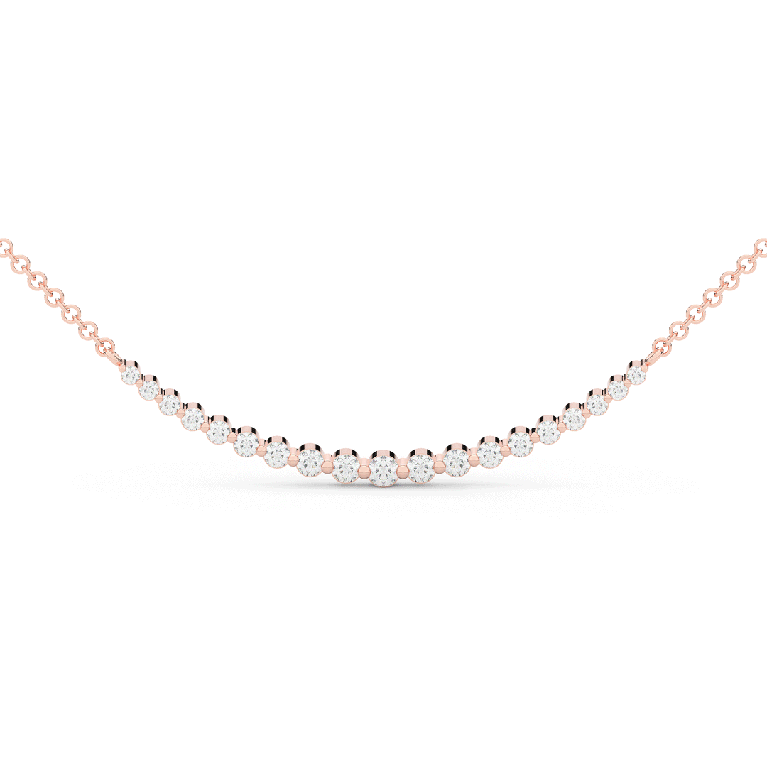 0.40CT.TW LAB DIAMOND TAPERED PENDANT - Nazarelle