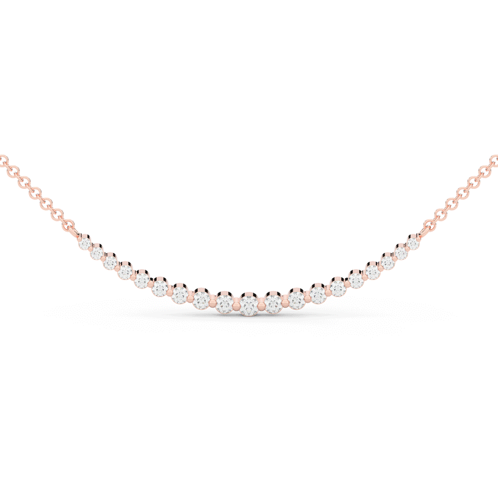 0.40CT.TW LAB DIAMOND TAPERED PENDANT - Nazarelle