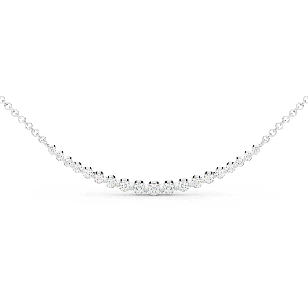 0.40CT.TW LAB DIAMOND TAPERED PENDANT - Nazarelle