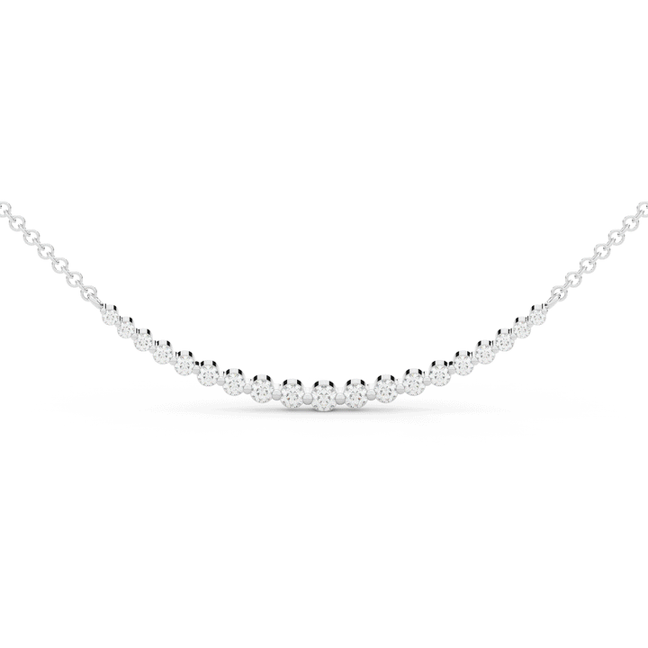 0.40CT.TW LAB DIAMOND TAPERED PENDANT - Nazarelle