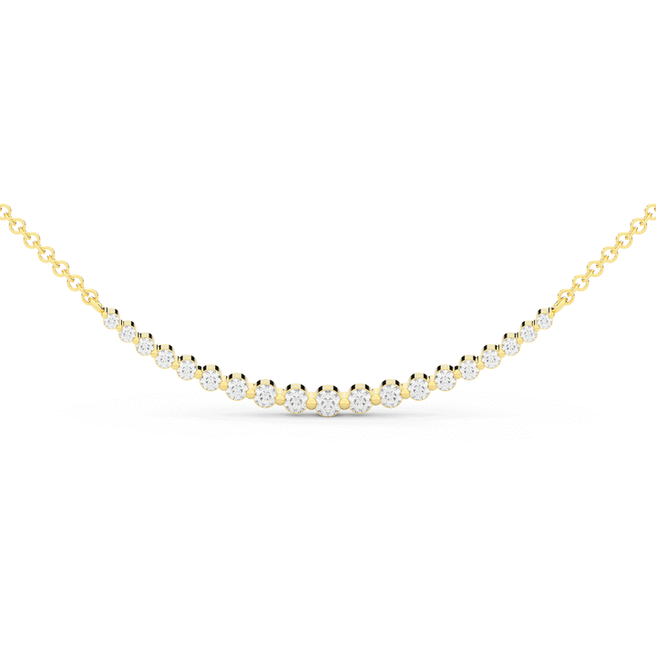 0.40CT.TW LAB DIAMOND TAPERED PENDANT - Nazarelle