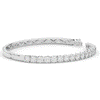4.70CT.TW ROUND LAB DIAMOND BANGLE - Nazarelle