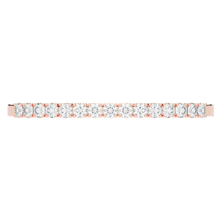 4.70CT.TW ROUND LAB DIAMOND BANGLE - Nazarelle