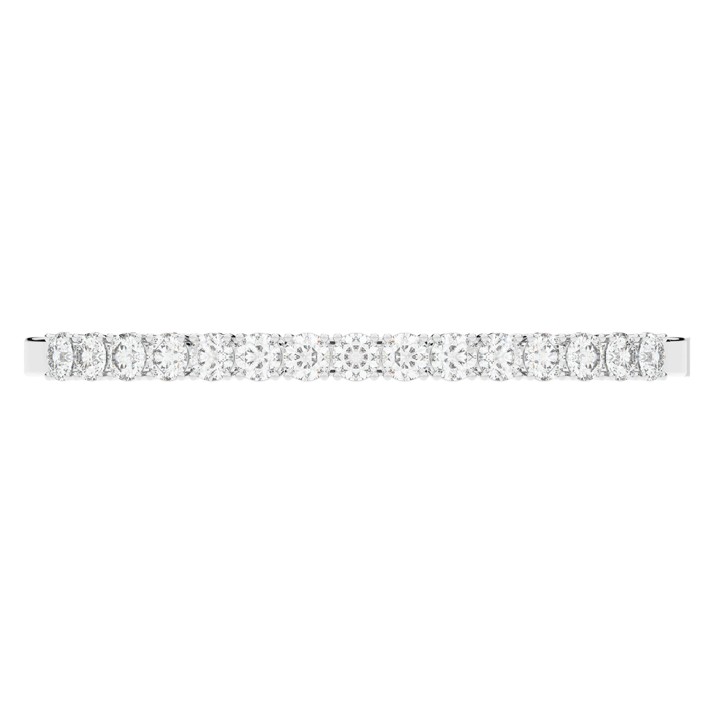 4.70CT.TW ROUND LAB DIAMOND BANGLE - Nazarelle