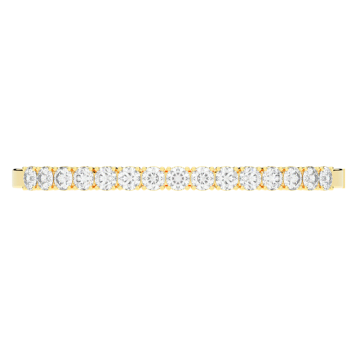 4.70CT.TW ROUND LAB DIAMOND BANGLE - Nazarelle