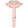 2.65CT.TW OVAL LAB DIAMOND HALO ENGAGEMENT RING - Nazarelle