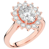 2.65CT.TW OVAL LAB DIAMOND HALO ENGAGEMENT RING - Nazarelle