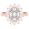 2.65CT.TW OVAL LAB DIAMOND HALO ENGAGEMENT RING - Nazarelle