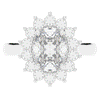 2.65CT.TW OVAL LAB DIAMOND HALO ENGAGEMENT RING - Nazarelle