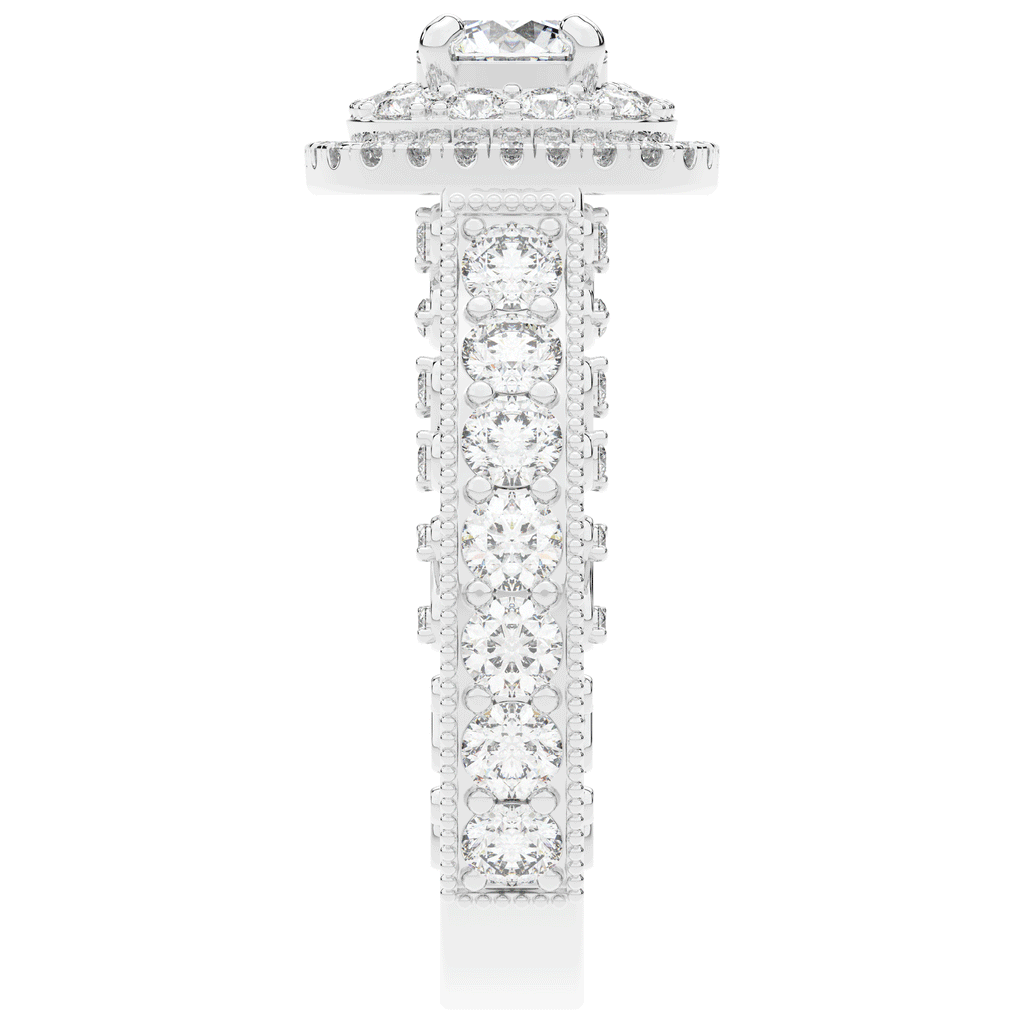 2.30CT.TW ROUND LAB DIAMOND ENGAGEMENT RING - Nazarelle