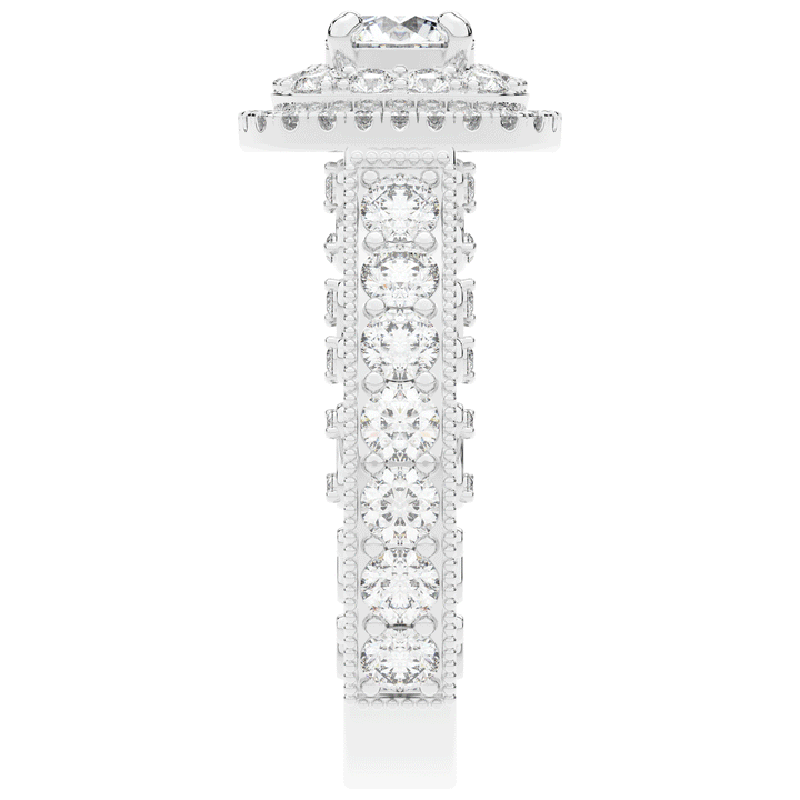 2.30CT.TW ROUND LAB DIAMOND ENGAGEMENT RING - Nazarelle