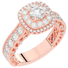 2.30CT.TW ROUND LAB DIAMOND ENGAGEMENT RING - Nazarelle