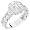 2.30CT.TW ROUND LAB DIAMOND ENGAGEMENT RING - Nazarelle