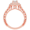 2.30CT.TW ROUND LAB DIAMOND ENGAGEMENT RING - Nazarelle