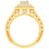 2.30CT.TW ROUND LAB DIAMOND ENGAGEMENT RING - Nazarelle
