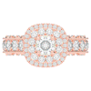 2.30CT.TW ROUND LAB DIAMOND ENGAGEMENT RING - Nazarelle