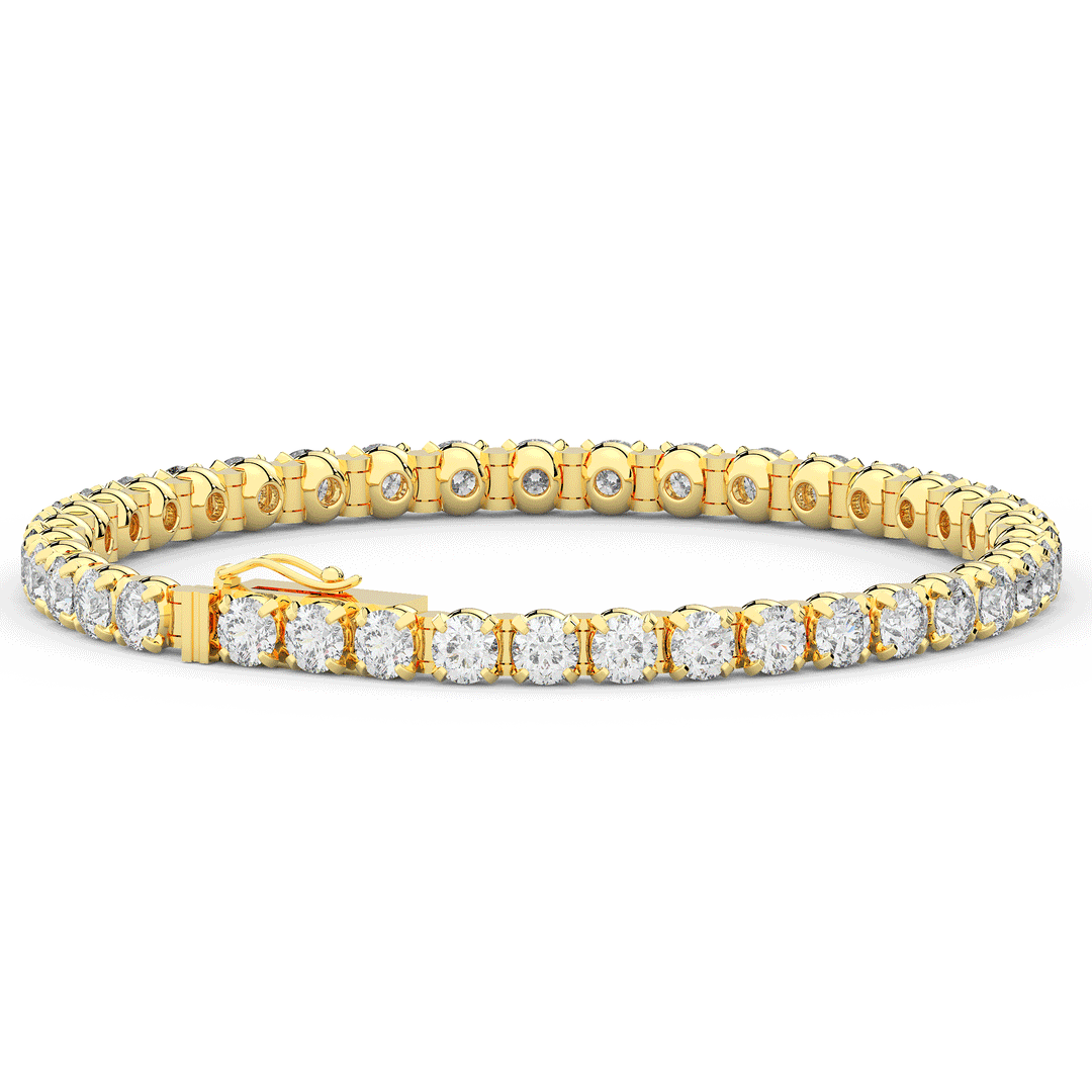 10.50CT.TW ROUND LAB DIAMOND TENNIS BRACELET - Nazarelle