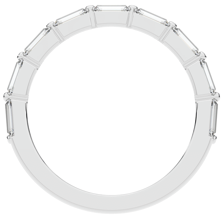 0.70CT.TW BAGUETTE LAB DIAMOND WEDDING BAND - Nazarelle