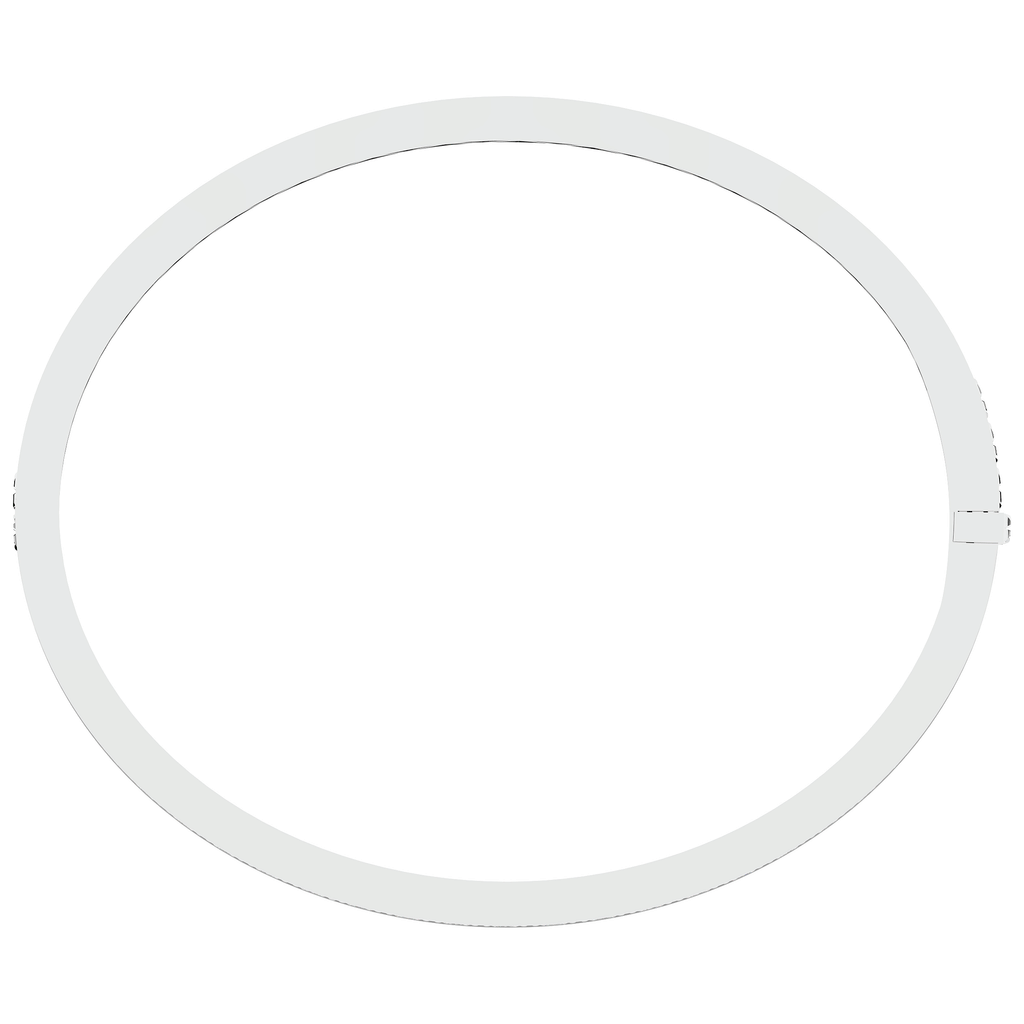 5.10CT.TW ROUND LAB DIAMOND BANGLE - Nazarelle