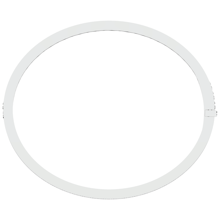 5.10CT.TW ROUND LAB DIAMOND BANGLE - Nazarelle