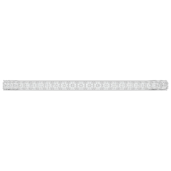5.10CT.TW ROUND LAB DIAMOND BANGLE - Nazarelle