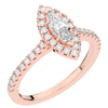 0.80CT.TW MARQUISE LAB DIAMOND HALO ENGAGEMENT RING - Nazarelle