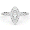 0.80CT.TW MARQUISE LAB DIAMOND HALO ENGAGEMENT RING - Nazarelle