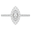 0.80CT.TW MARQUISE LAB DIAMOND HALO ENGAGEMENT RING - Nazarelle