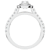 1.00CT.TW MARQUISE LAB DIAMOND HALO ENGAGEMENT RING - Nazarelle