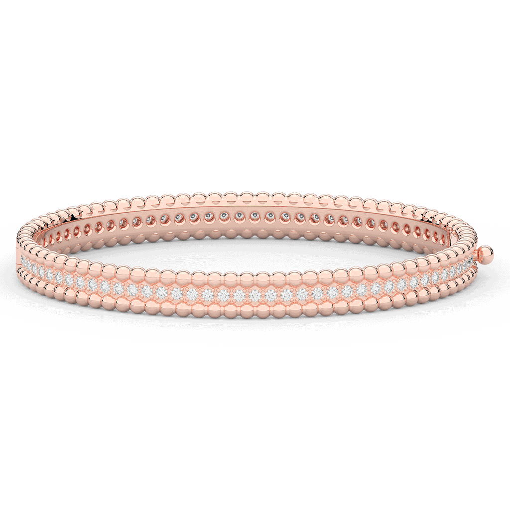 1.20CT.TW ROUND LAB DIAMOND ETERNITY BANGLE - Nazarelle