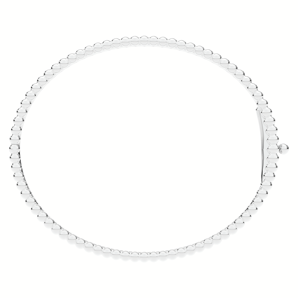 1.20CT.TW ROUND LAB DIAMOND ETERNITY BANGLE - Nazarelle