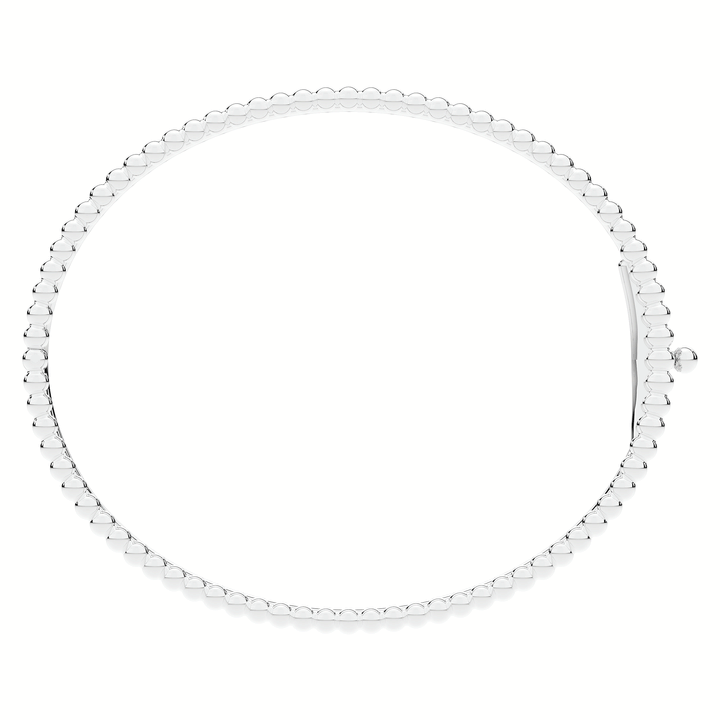 1.20CT.TW ROUND LAB DIAMOND ETERNITY BANGLE - Nazarelle