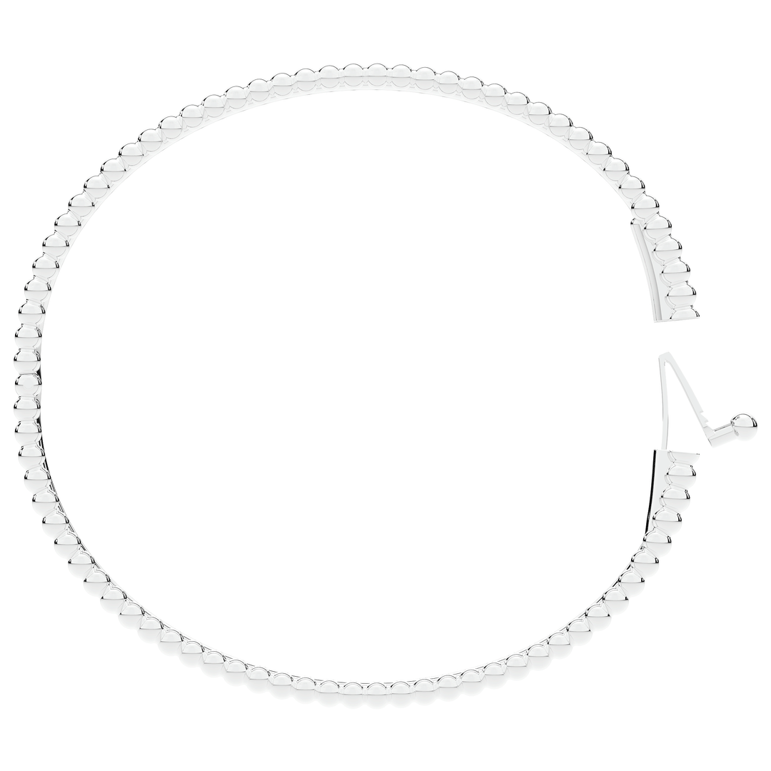 1.20CT.TW ROUND LAB DIAMOND ETERNITY BANGLE - Nazarelle