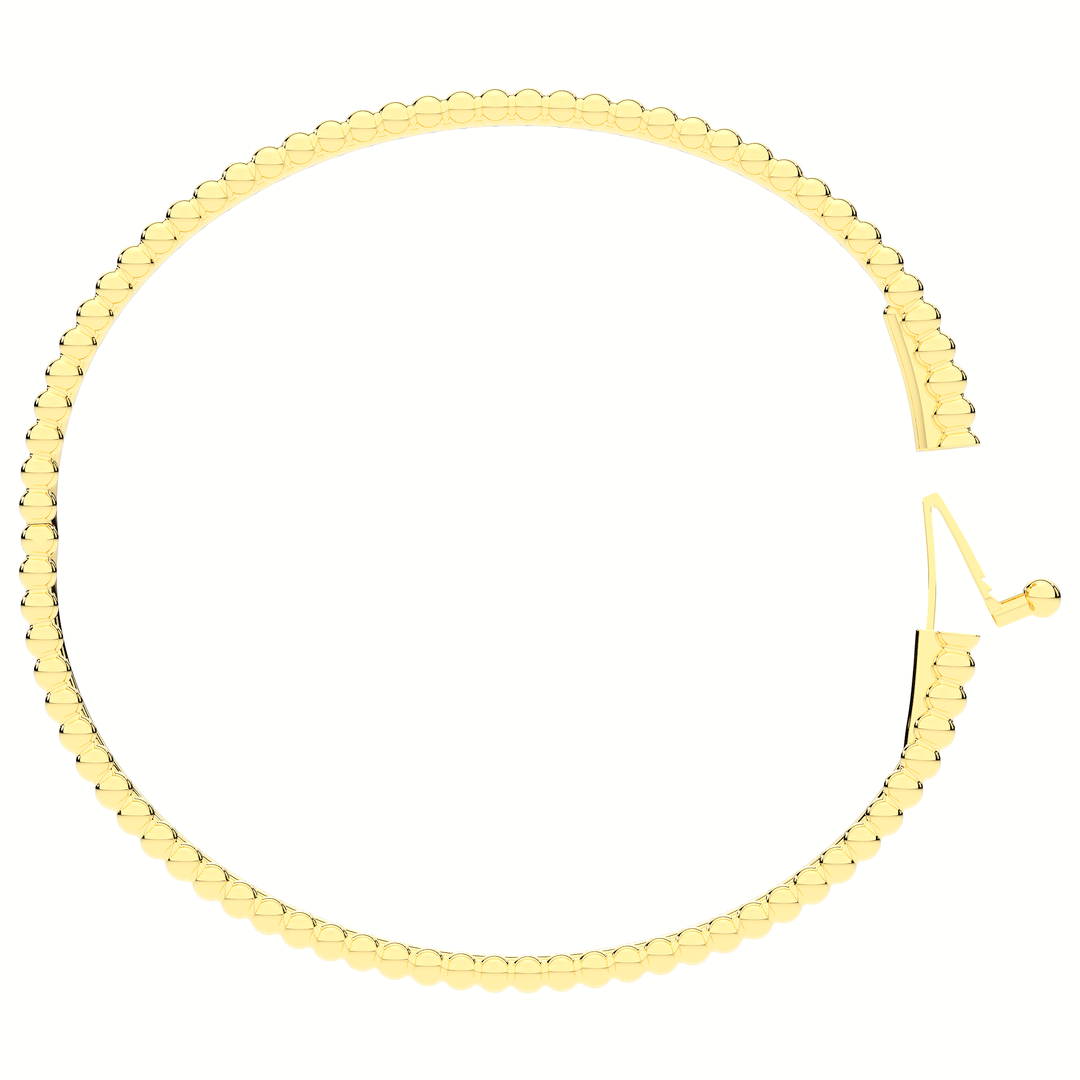 1.20CT.TW ROUND LAB DIAMOND ETERNITY BANGLE - Nazarelle