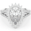 3.60CT.TW ROUND LAB DIAMOND ENGAGEMENT RING - Nazarelle