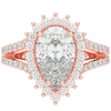 3.60CT.TW ROUND LAB DIAMOND ENGAGEMENT RING - Nazarelle