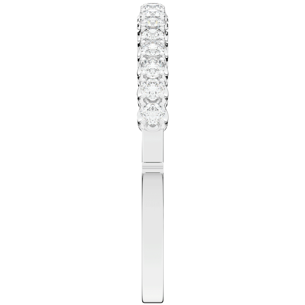 5.00CT.TW ROUND LAB DIAMOND BANGLE - Nazarelle