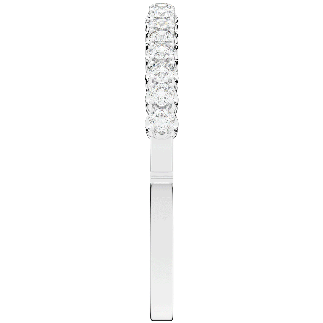 5.00CT.TW ROUND LAB DIAMOND BANGLE - Nazarelle